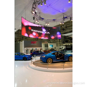 P12.5 indoor / outdoor waterproof strip rental event curve led display screen